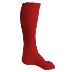 Red Kilt Hose Socks