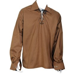 Brown Ghillie Jacobite Highland Shirt