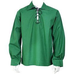 Green Ghillie Jacobite Highland Shirt
