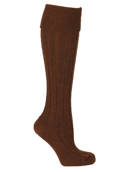 Brown Kilt Hose Socks