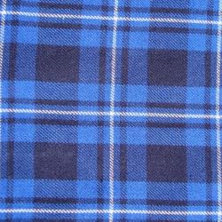 Galician Blue Tartan Fabric