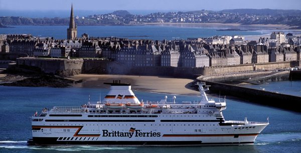 Saint Malo has regular ferry services to England and the Channel Islands. Photo © Brittany Ferries