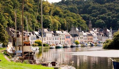 Port Launay, Finistère. The west and central parts are the most scenically pleasant parts of the Canal.