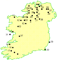 Irish Windfarms: Installed MW for 2004 is 46.35MW (updated as at 7 July) - Graphic © Irish Wind Energy Association